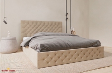 Ліжко м'яке з натурального дерева ArborDrev Каліфорнія Сосна 0