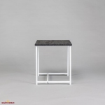 Столик Квадро S вугільний камінь 3