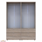 Шафа Дорос Гелар дуб сонома 4-х дверна 155 см 2