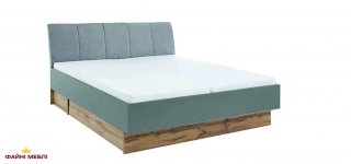 Ліжко 1.6х2.0 м'яка спинка з шухлядами без каркасу Лінц 0