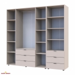 Шафа для одягу Дорос Гелар кашемір 4-х дверна з пеналом 215 см 3