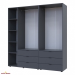 Шафа Дорос Гелар графіт 5 дверна 193,7 см 3