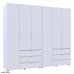 Шафа Дорос Гелар білий 6 дверна 232,5 см 5