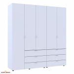 Шафа Дорос Гелар білий 5 дверна 193,7 см 5