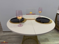 Стол круглый раскладной MebliRoMax Rondo slide / Рондо Слайд D900 2