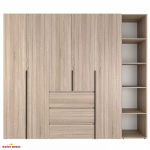 Шкаф распашной комбинированный четырёхдверный Art In Head №14 Light, ширина 240 см 5 Шкаф распашной комбинированный четырёхдверный Art In Head №14 Light, ширина 240 см 5