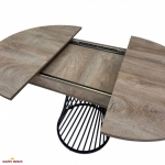 Стол круглый раскладной MebliRoMax Rondo slide / Рондо Слайд D900 15