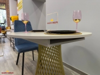 Стол круглый раскладной MebliRoMax Rondo slide / Рондо Слайд D900 5