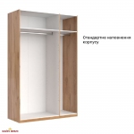 Шкаф-купе 2.0 зеркало Рома 0