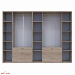 Шафа Дорос Гелар дуб сонома 7 дверна 271,2 см 2