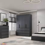 Шкаф распашной комбинированный четырёхдверный Art In Head №10 Light, ширина 160 см 1 Шкаф распашной комбинированный четырёхдверный Art In Head №10 Light, ширина 160 см 1