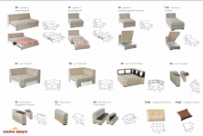 Модульный диван софа Шериданс Мебель Стиль 0