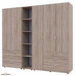 Шафа Дорос Гелар дуб сонома з Етажеркою 5 дверна 231,9 см 0