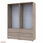 Шафа Дорос Гелар дуб сонома 4-х дверна 155 см 3