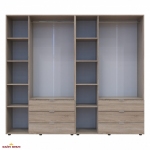 Шафа Дорос Гелар дуб сонома 6 дверна 232,5 см 2