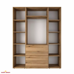 Шкаф распашной комбинированный трёхдверный Art In Head №8 Light, ширина 160 см 5 Шкаф распашной комбинированный трёхдверный Art In Head №8 Light, ширина 160 см 5