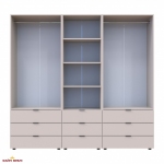 Шафа для одягу Дорос Гелар кашемір 4-х дверна з пеналом 215 см 2