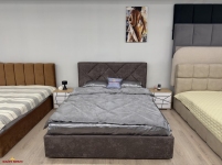 Кровать мягкая Городок меблі Дебора с подъемным механизмом и нишей для белья 1