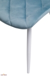 Стілець M-45 блакитний топаз + білий 7