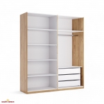 Шкаф 4Д с зеркалами Рома 3