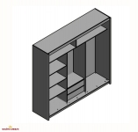 Шкаф-купе 240 Марио 2
