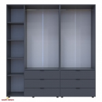 Шафа Дорос Гелар графіт 5 дверна 193,7 см 2
