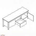 Тумба RTV2D1S Карина 0