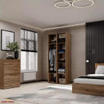 Шкаф распашной комбинированный двухдверный Art In Head №13 Light, ширина 80 см 4 Шкаф распашной комбинированный двухдверный Art In Head №13 Light, ширина 80 см 4