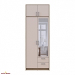 Шафа для одягу Дорос Ронді кашемір з дзеркалом та антресоллю 2 дверна 82 см 8