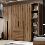 Шкаф распашной комбинированный четырёхдверный Art In Head №14 Light, ширина 240 см 9 Шкаф распашной комбинированный четырёхдверный Art In Head №14 Light, ширина 240 см 9