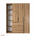 Шкаф распашной комбинированный трёхдверный Art In Head №8 Light, ширина 160 см 4 Шкаф распашной комбинированный трёхдверный Art In Head №8 Light, ширина 160 см 4