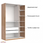 Шкаф-купе 2.0 зеркало Рома 4