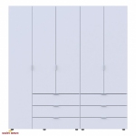 Шафа Дорос Гелар білий 5 дверна 193,7 см 4