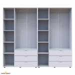 Шафа Дорос Гелар білий 6 дверна 232,5 см 2