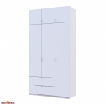 Шафа для одягу Дорос Лукас білий 3 ДСП 120 см 6