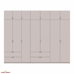 Шафа для одягу Дорос Лукас кашемір 7 дверна 300 см 4