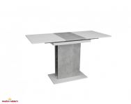 Стіл обідній Stoun / Стоун Інтарсіо Біла Аляска / Індастріал Розкладний 100/135 см 0