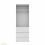 Шкаф распашной комбинированный двухдверный Art In Head №9 Light, ширина 160 см 7 Шкаф распашной комбинированный двухдверный Art In Head №9 Light, ширина 160 см 7