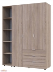 Шафа Дорос Гелар дуб сонома з Етажеркою 3-х дверна 154,4 см 3 Шафа Дорос Гелар дуб сонома з Етажеркою 3-х дверна 154,4 см 3