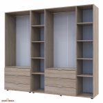 Шафа Дорос Гелар дуб сонома 6 дверна 232,5 см 3