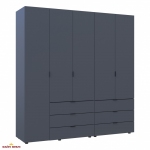 Шафа Дорос Гелар графіт 5 дверна 193,7 см 5