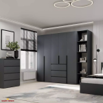 Шкаф распашной комбинированный четырёхдверный Art In Head №14 Light, ширина 240 см 8 Шкаф распашной комбинированный четырёхдверный Art In Head №14 Light, ширина 240 см 8