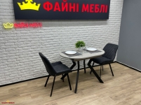Стол круглый раскладной MebliRoMax Ronni slide / Ронни Слайд 110 см 10