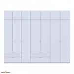 Шафа для одягу Дорос Лукас білий 3+4 ДСП 300 см 4