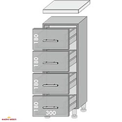 Тумба нижня Н-304 Шейкер