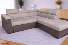 Угловой диван раскладной дельфин Бенито Мебель Стиль 252 × 221 см