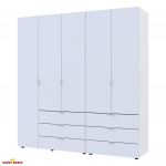 Шафа Дорос Гелар білий 5 дверна 193,7 см