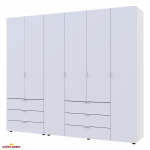 Шафа Дорос Гелар білий 6 дверна 232,5 см