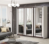 Шкаф-купе Комфорт мебель Модель-7 белый 3 дверный 270 см