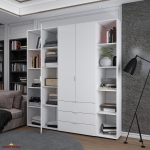 Шафа Дорос Гелар білий з 2 Етажерками 3-х дверна 192,6 см